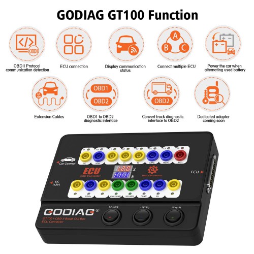 GODIAG GT100+ GT100 Pro Breakout Box