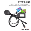 GODIAG GT112 K-Line VAG VW Audi 2nd and 3rd Generation Dash IMMO Key Matching Detection Platform