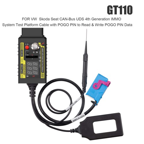 GODIAG GT110 VW AUDI CAN- Bus 4th Generation POGO PIN Dash IMMO Key Matching Detection Platform