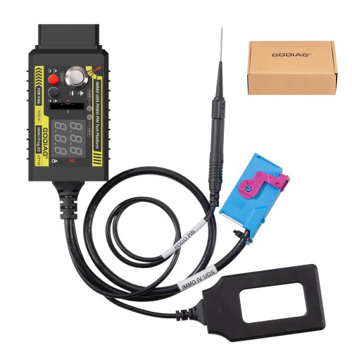GODIAG GT110 VW AUDI CAN- Bus 4th Generation POGO PIN Dash IMMO Key Matching Detection Platform